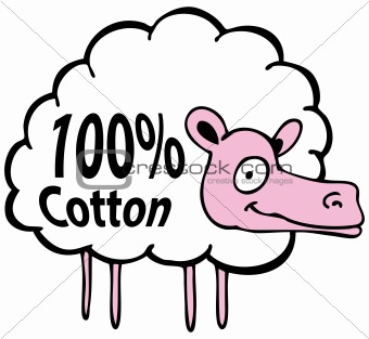 Hundred Percent Cotton Sheep