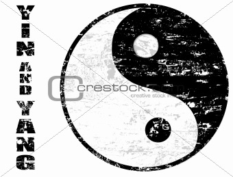 yin yang stamp