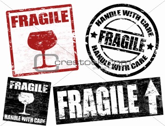 Fragile stamps