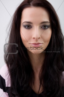 brunette girl portrait