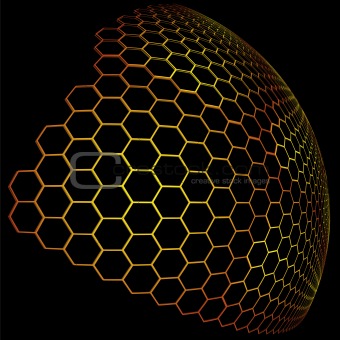 Honeycombs hemisphere