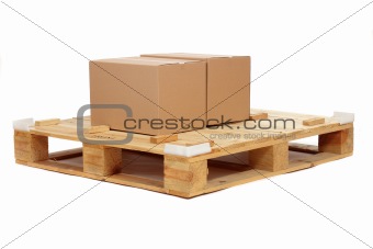 wooden shipping pallet
