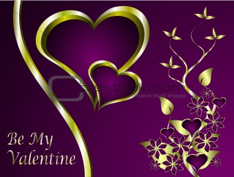 A vector valentines background 