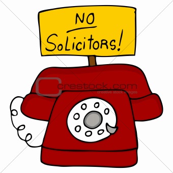 No Solicitors Telephone
