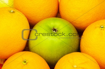 Stand out from crowd with apple and oranges