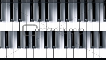 Piano closeup
