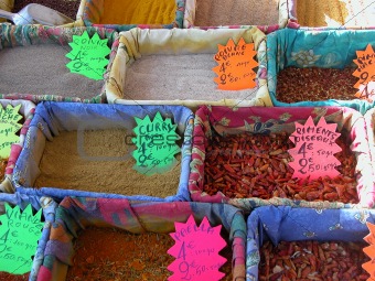 Spices, Nice market