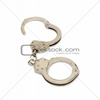 handcuffs are opened