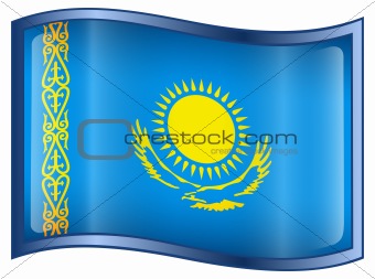 Kazakhstan Flag icon.