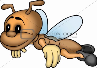 Flying little bee