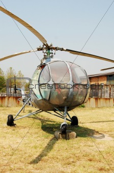 Vintage helicopter