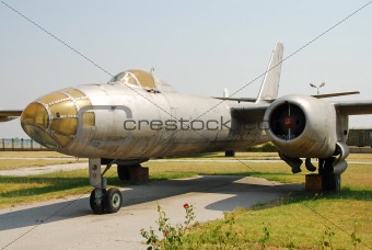 Vintage jet bomber