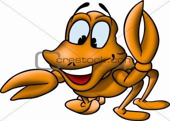Smiling crab