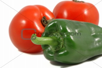 Paprica and tomatoes