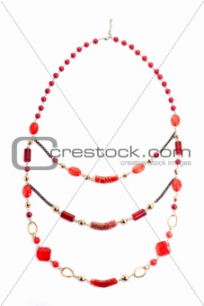 Red gem necklace