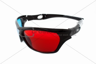 3d glasses from side