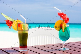 Cocktails at the beach