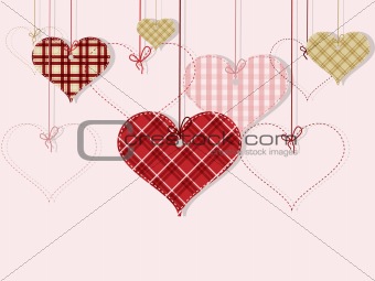 St Valentine day's greeting card