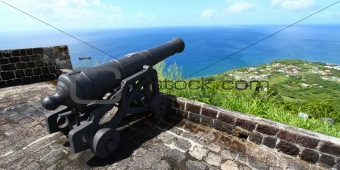 Cannon at Brimstone Hill - Saint Kitts