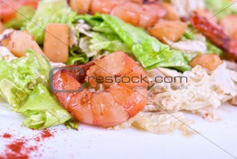 Shrimp tiger salad