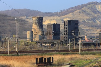 Heavy industry ruins