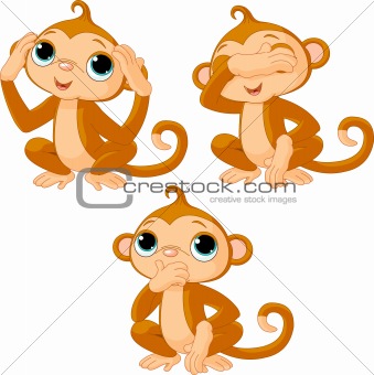 Three little monkeys