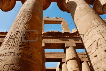 The Karnak Temple in Egypt