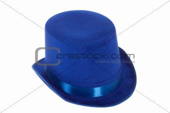 Blue chapeau claque