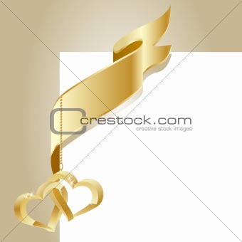 Gold flag