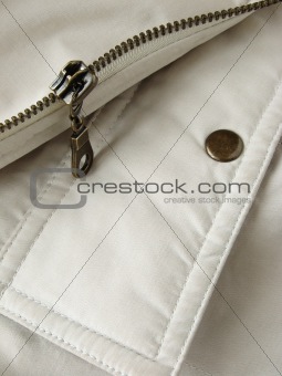pocket flap and zipper