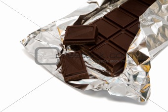 chocolate in a foil