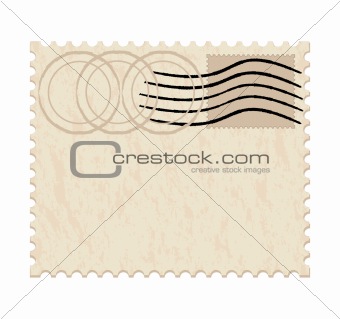 grunge post stamp