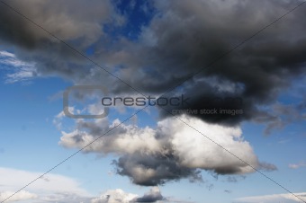 floating clouds