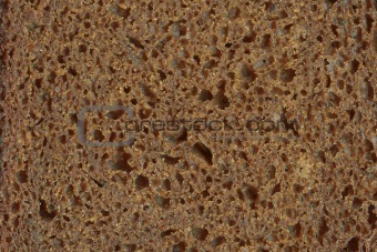 Close up of wholemeal bread texture 