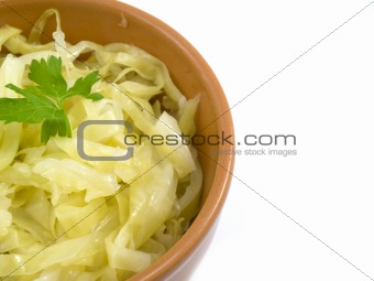 cabbage in plate