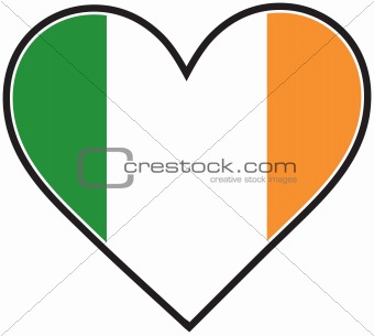 Ireland Heart Flag