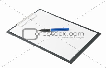 Clip Board With Paper