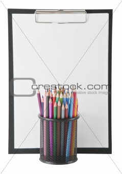 pencils in a box