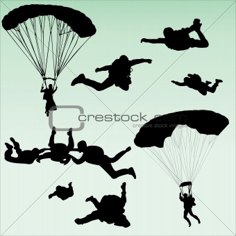 parachutists
