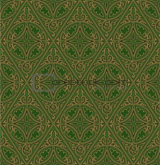 Abstract medieval vector pattern