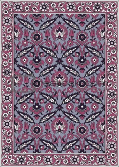 Persian detailed vector carpet