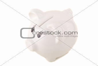 Small porcelain pig