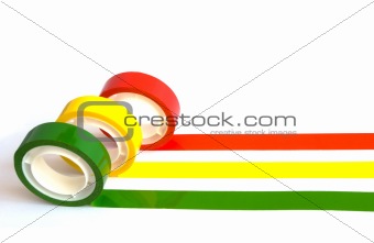 office colored sticky tape