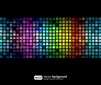 Black business abstract background with color gradients