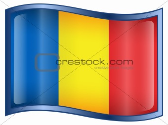 Chadian Flag icon.