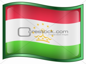 Tajikistan Flag icon.