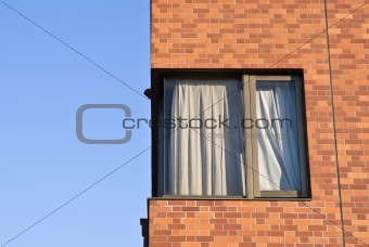 window on the brick wall