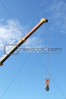 Crane with hook
