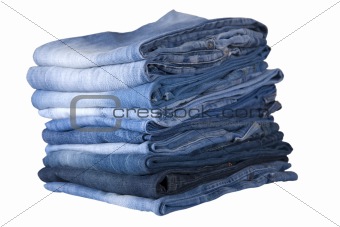 blue jeans stack