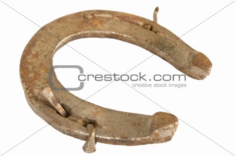 vintage horseshoe, lucky talisman symbol
